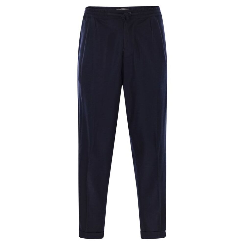 Fedeli Men Harvard - Soft Cashmere Flannel Trousers